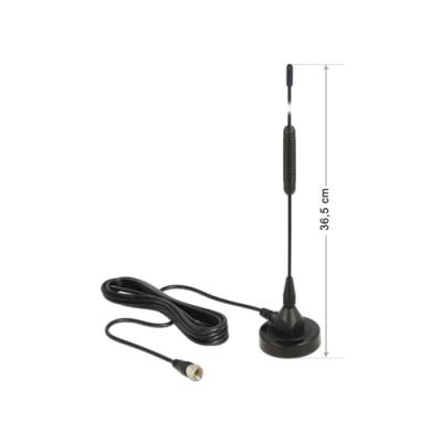 DeLOCK 12412 Netzwerk-Antenne Omnidirektionale Antenne F-Typ