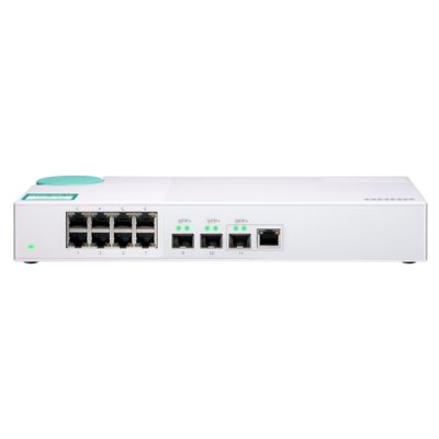 QNAP QSW-308-1C Netzwerk-Switch Unmanaged Gigabit Ethernet (10/100/1000) Weiß
