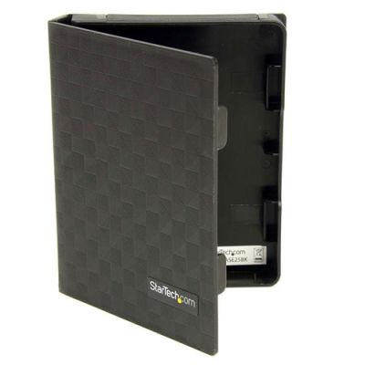 StarTech.com 2,5" Antistatische Festplatten Aufbewahrungsbox / Schutzgehäuse - Schwarz - 3er Pack