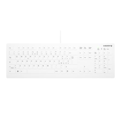 CHERRY AK-C8112 Tastatur USB QWERTY Italienisch Weiß