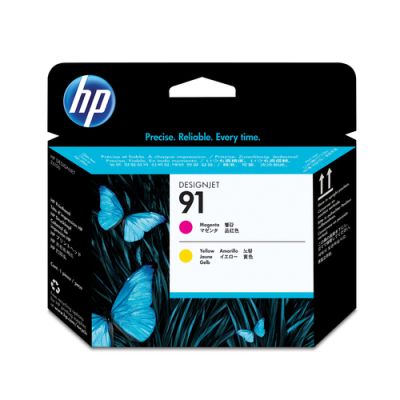HP 91 Magenta und Gelb Druckkopf