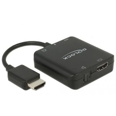 DeLOCK 63276 Videokabel-Adapter HDMI Typ A (Standard) Schwarz