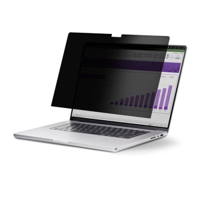 StarTech.com 14 Zoll MacBook Pro 2021/2023 Laptop Blickschutz, Entfernbarer & Reversibler Blendschutzfilter, Magnetische Laptop-Sichtschutzfolie mit 51% Blaulichtreduzierung