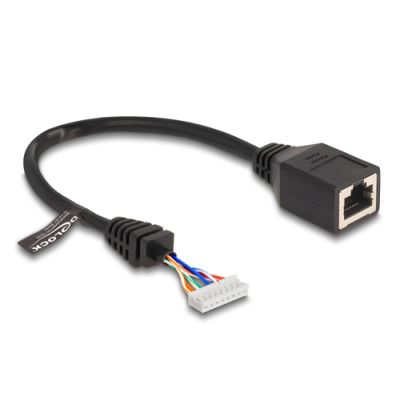 DeLOCK 88006 Netzwerkkabel Schwarz 0,23 m Cat5e