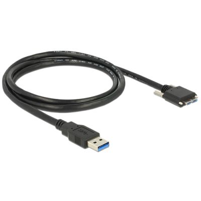 DeLOCK 1m USB 3.0 USB Kabel USB 3.2 Gen 1 (3.1 Gen 1) USB A Micro-USB B Schwarz