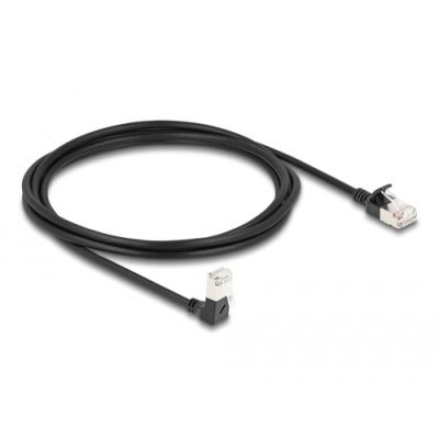 DeLOCK 80306 Netzwerkkabel Schwarz 2 m Cat6a S/FTP (S-STP)