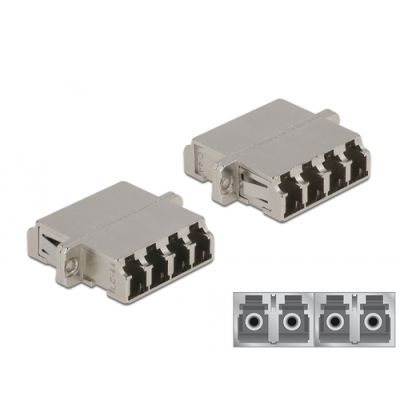 DeLOCK 86875 LWL-Steckverbinder LC 1 Stück(e) Silber