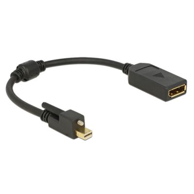 DeLOCK 62638 DisplayPort-Kabel 0,25 m Mini DisplayPort Schwarz