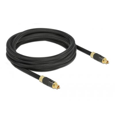 DeLOCK 86594 Glasfaserkabel 3 m TOSLINK Anthrazit