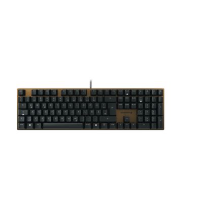 CHERRY KC 200 MX Tastatur USB QWERTZ Deutsch Schwarz, Bronze
