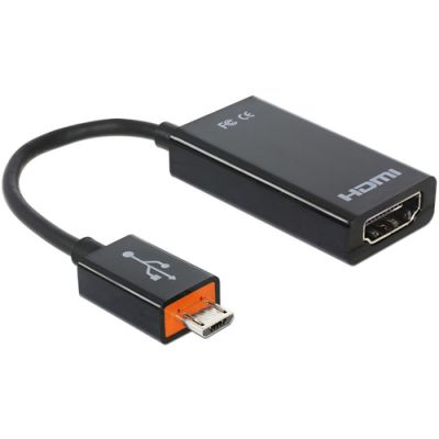 DeLOCK 65468 Videokabel-Adapter 0,15 m HDMI Typ A (Standard) Schwarz