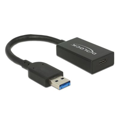 DeLOCK 65698 USB Kabel 0,15 m USB 3.2 Gen 2 (3.1 Gen 2) USB A USB C Schwarz
