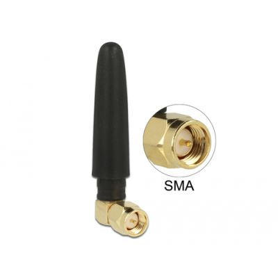 DeLOCK 12624 Netzwerk-Antenne Omnidirektionale Antenne SMA 2 dBi
