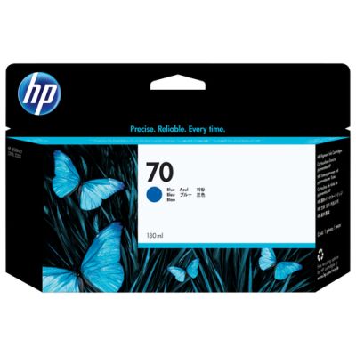 HP 70 Blau Druckerpatrone, 130 ml