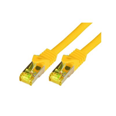 M-Cab PAC0039 Netzwerkkabel Gelb 0,25 m Cat7 S/FTP (S-STP)