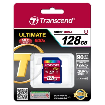 Transcend TS128GSDXC10U1 Speicherkarte 128 GB SDXC MLC Klasse 10