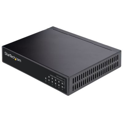 StarTech.com Unmanaged 2.5G Switch - 5 Port Gigabit Switch - 2.5GBASE-T Unmanaged Ethernet Switch - Ethernet Splitter - Din Rail oder Wandmontage - Multi-Gigabit - Auto-MDIX - 9K Jumbo