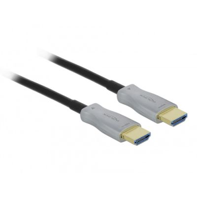 DeLOCK 84137 HDMI-Kabel 100 m HDMI Typ A (Standard) Schwarz, Grau