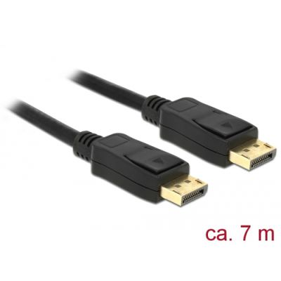 DeLOCK 84860 DisplayPort-Kabel 7 m Schwarz