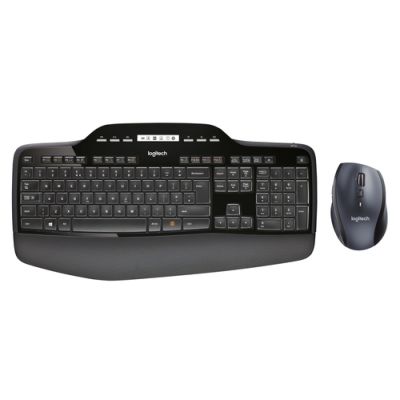 Logitech MK710 Performance Tastatur Maus enthalten RF Wireless QWERTY Nordisch Schwarz