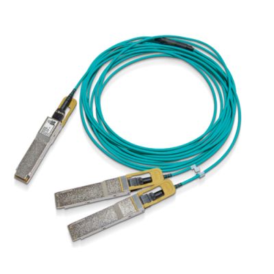 Nvidia 980-9I452-00H003 Glasfaserkabel 3 m QSFP56 2x QSFP56 Aqua-Farbe