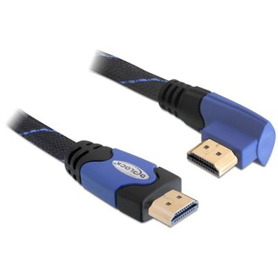DeLOCK 5m High Speed HDMI 1.4 HDMI-Kabel HDMI Typ A (Standard) Schwarz, Blau