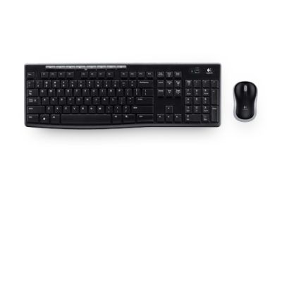 Logitech Wireless Combo MK270 Tastatur Maus enthalten RF Wireless QWERTZ Tschechisch Schwarz