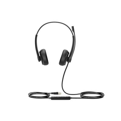 Yealink UH34 Kopfhörer Kabelgebunden Kopfband Anrufe/Musik Schwarz