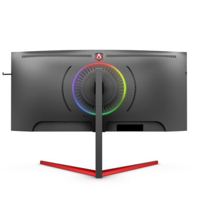 AOC AGON 3 AG353UCG Computerbildschirm 88,9 cm (35") 3440 x 1440 Pixel Quad HD LED Schwarz, Rot