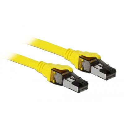 DeLOCK 86581 Netzwerkkabel Gelb 1 m Cat8.1 S/FTP (S-STP)