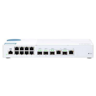 QNAP QSW-M408-2C Netzwerk-Switch Managed L2 10G Ethernet (100/1000/10000) Weiß