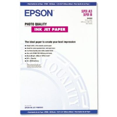 Epson Photo Quality Ink Jet Paper, DIN A3+, 102 g/m², 100 Blatt