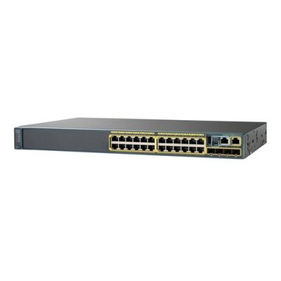 Cisco Catalyst C2960X-24TDL, Refurbished Managed L2 Gigabit Ethernet (10/100/1000) Schwarz