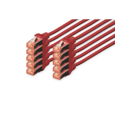 Digitus CAT 6 S/FTP Patchkabel, 10 Stück