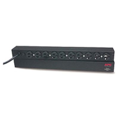 APC Basic Rack 1.8kVA Stromverteilereinheit (PDU) Schwarz