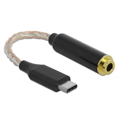 DeLOCK 66302 Handykabel Schwarz 0,125 m USB C