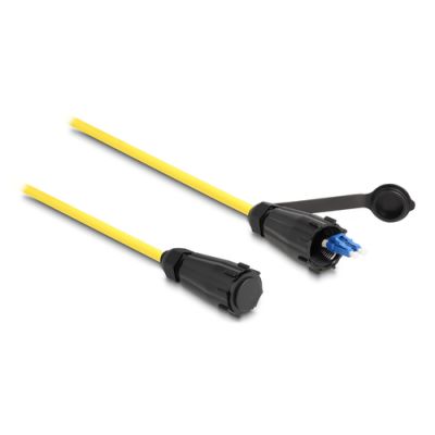 DeLOCK 87887 Glasfaserkabel 1 m LC Gelb