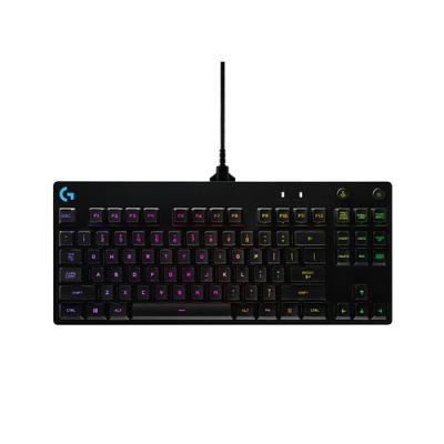 Logitech G Pro Gaming Tastatur USB AZERTY Französisch Schwarz