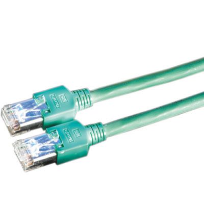 Dätwyler Cables S/UTP Patch cable Cat5e, Green, 1m Netzwerkkabel Grün