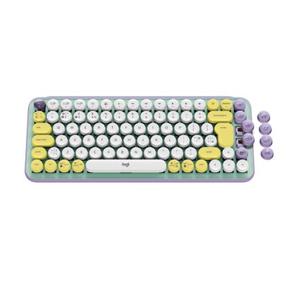 Logitech POP Keys Wireless Mechanical Keyboard With Emoji Keys Tastatur RF Wireless + Bluetooth QWERTZ Deutsch Mintfarbe