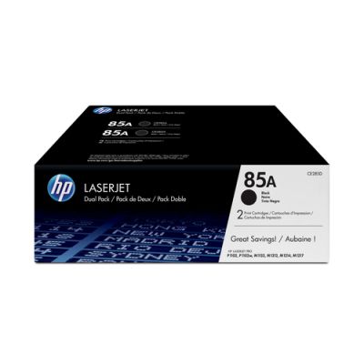 HP 85A 2er-Pack Schwarz Original LaserJet Tonerkartuschen