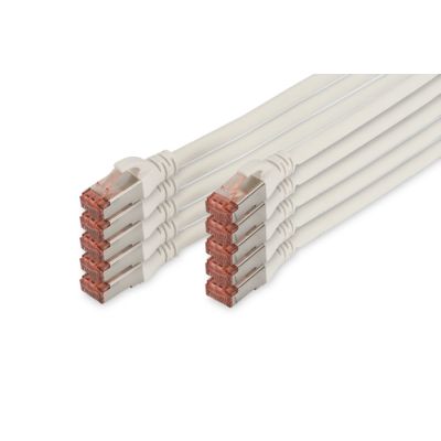 Digitus CAT 6 S/FTP Patchkabel, 10 Stück