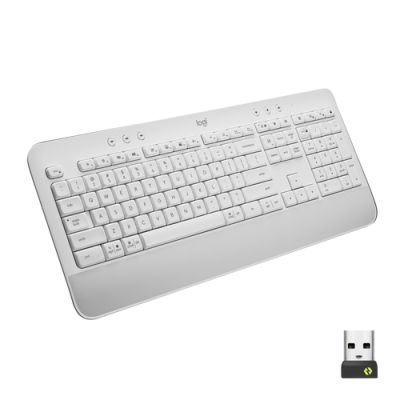 Logitech Signature K650 Tastatur Bluetooth QWERTZ Schweiz Weiß