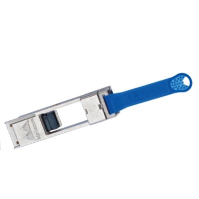 Nvidia MAM1Q00A-QSA Drahtverbinder QSFP to SFP+ Blau, Silber