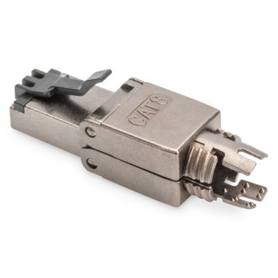Digitus CAT 8.1 Feldstecker, geschirmt, werkzeugfreier Montageanschluss