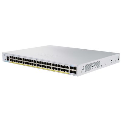 Cisco CBS350-48FP-4X-UK Netzwerk-Switch Managed L2/L3 Gigabit Ethernet (10/100/1000) Power over Ethernet (PoE) Silber