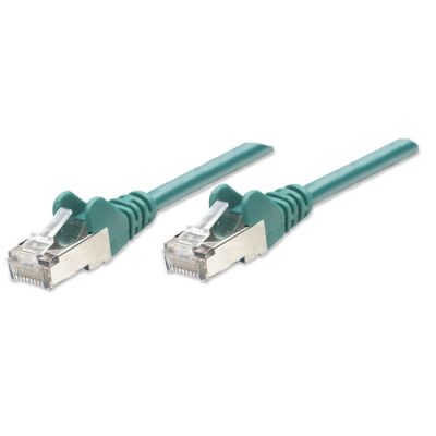 Intellinet Netzwerkkabel, Cat5e, SF/UTP, CCA, Cat5e-kompatibel, RJ45-Stecker/RJ45-Stecker, 7,5 m, grün