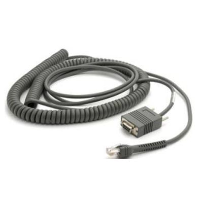 Zebra CBA-R06-C20PBR Serien-Kabel Schwarz 6 m RJ-45 DB9
