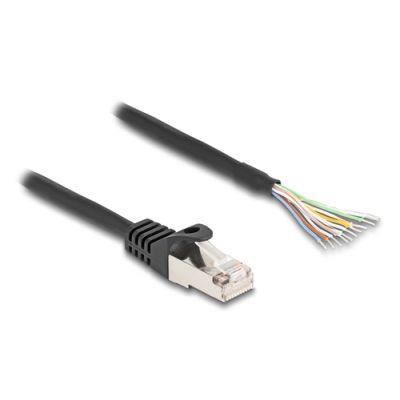 DeLOCK 80206 Netzwerkkabel Schwarz 2 m S/FTP (S-STP)