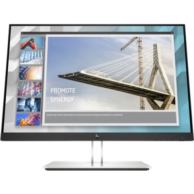 HP E-Series E24i G4 WUXGA Monitor Computerbildschirm 61 cm (24") 1920 x 1200 Pixel Schwarz, Silber